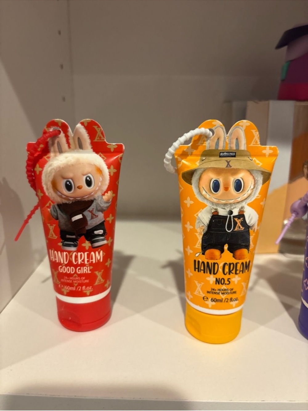 Labubu Hand Cream designer styles ornament keychain NWT